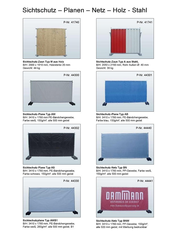 Dammann-Sichtschutz Sichtschutz