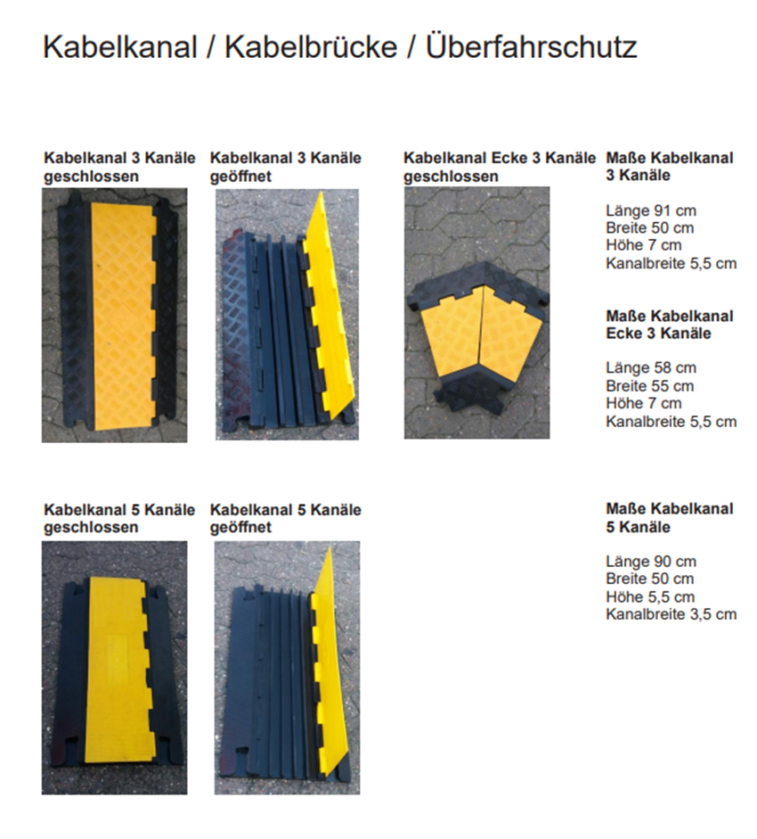 Kabelbruecke Event-Infrastruktur