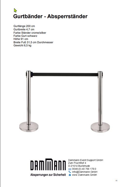 Event-Infrastruktur gurtbaender