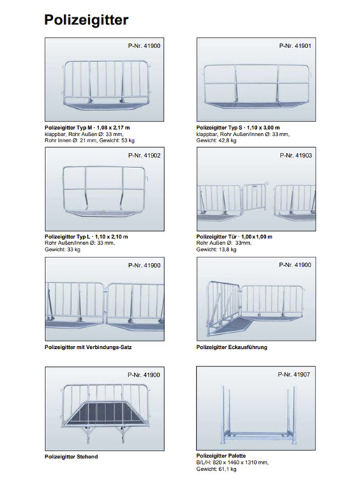 Polizeigitter polizeigitter