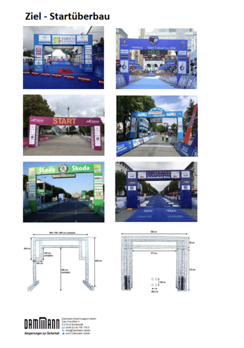 start-und-ziel Event-Infrastruktur